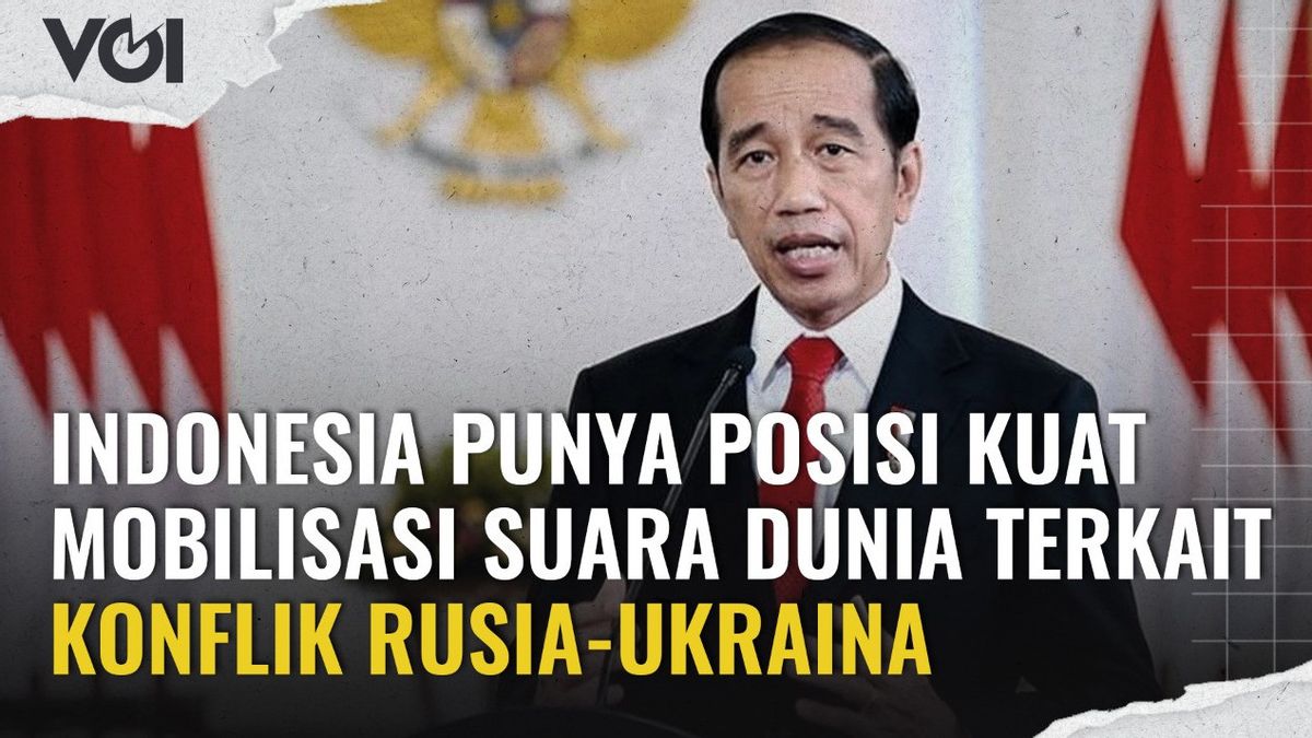 Indonesia Punya Posisi Kuat dalam Mobilisasi Suara Dunia Terkait Konflik Rusia-Ukraina